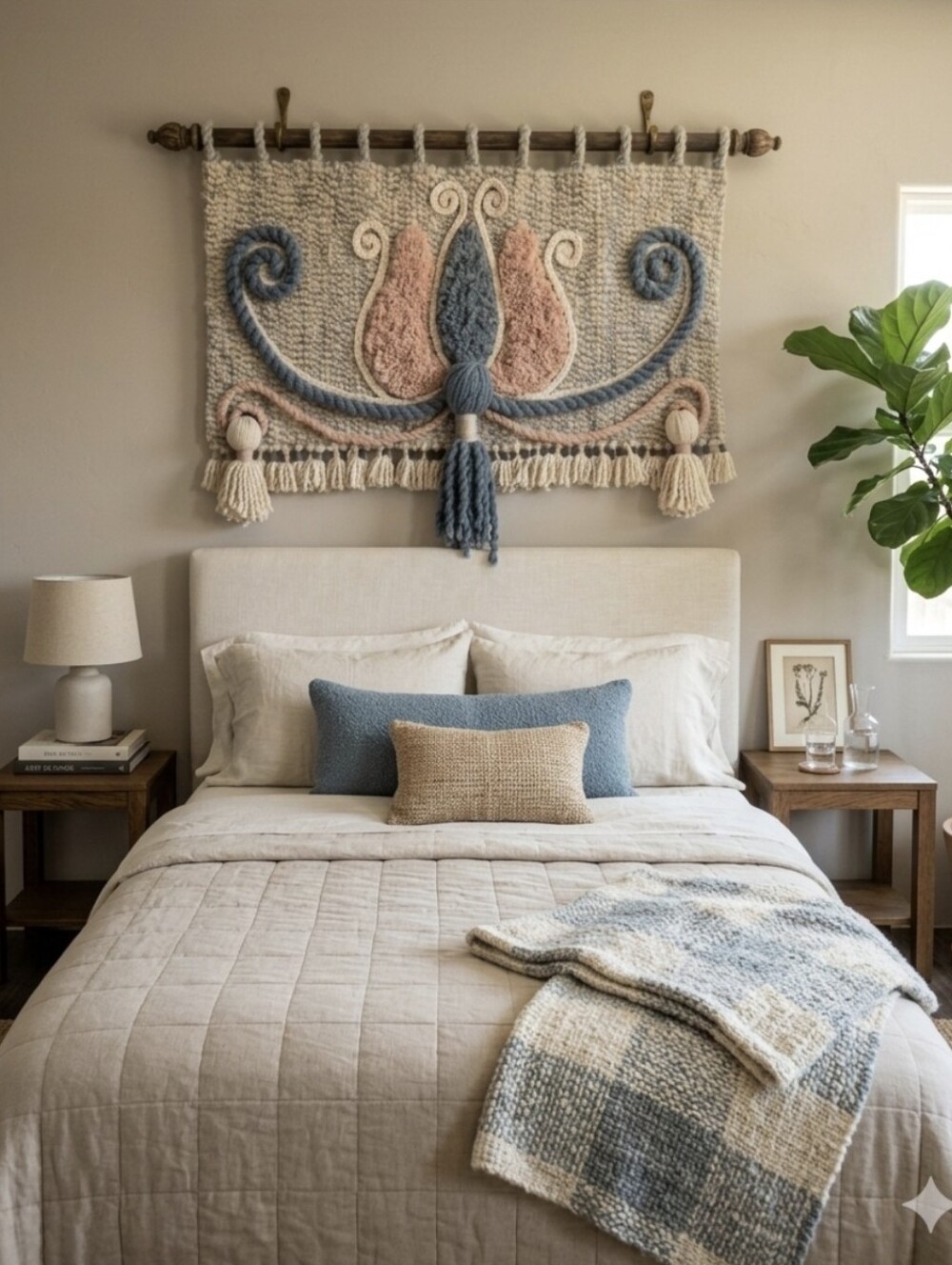 Macro Weave Wool Wallhanging